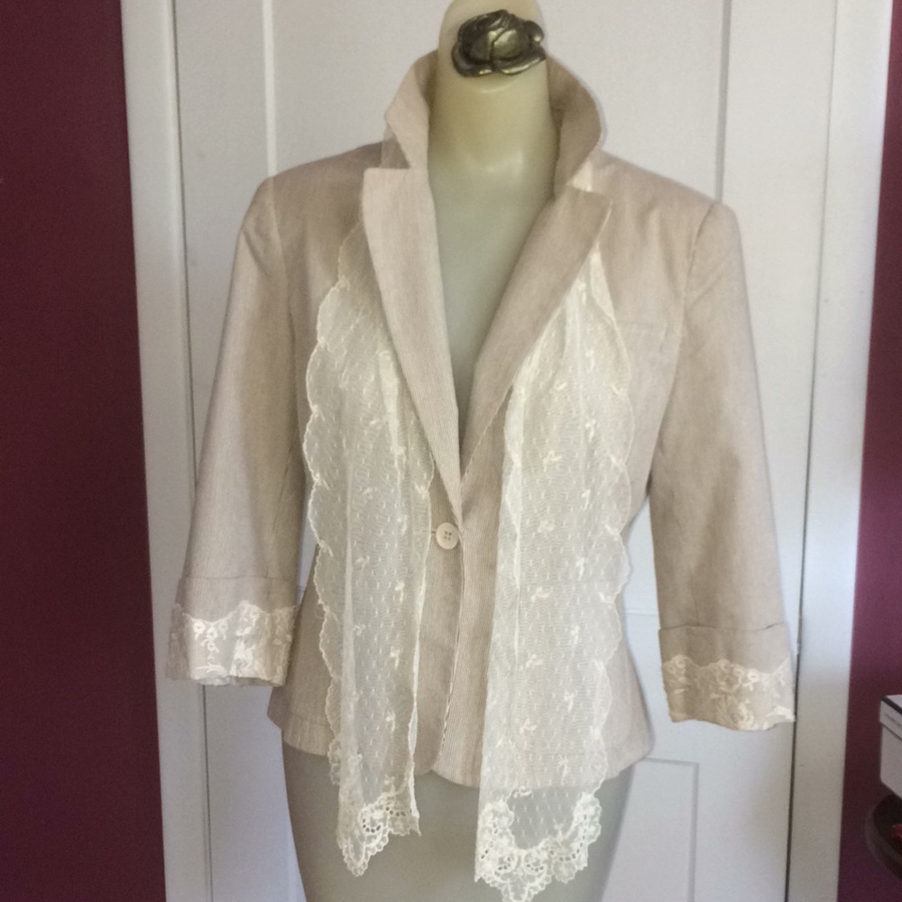 Blazer with scarf